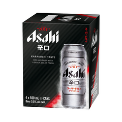 Asahi 4x500ml Can