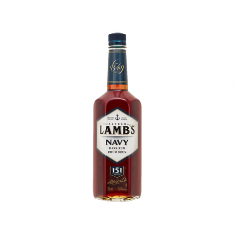 Lamb's Navy 151 Proof Rum 750m