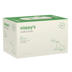Slappy's - Lime Vodka Soda 6x3