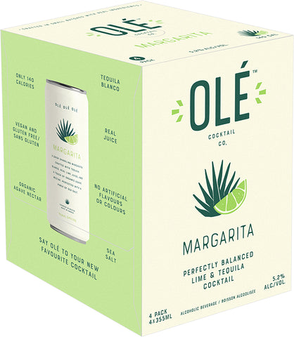 Ole Margarita Cocktail 4p Can