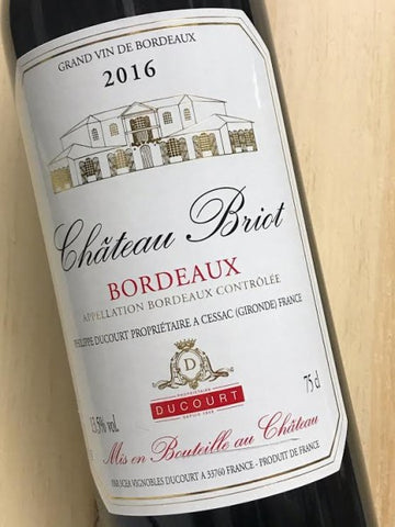 Chateau Briot Bordeaux 750ml