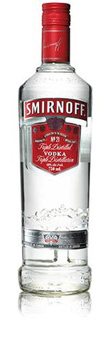 Smirnoff Vodka Glass 750ml