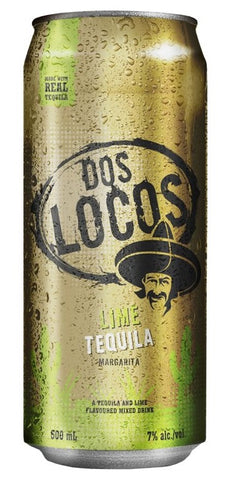 Dos Locos Lime Tequila 440ml